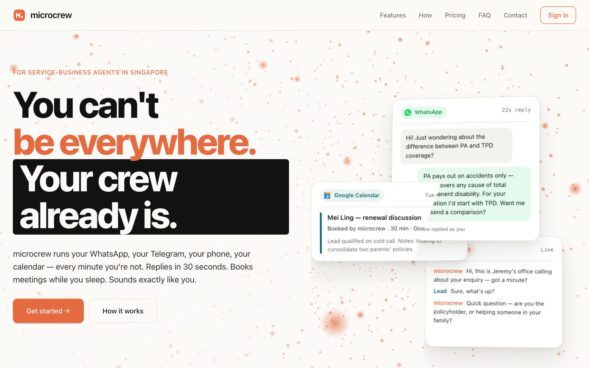 Microcrew homepage